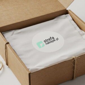 Naklejki na białej folii